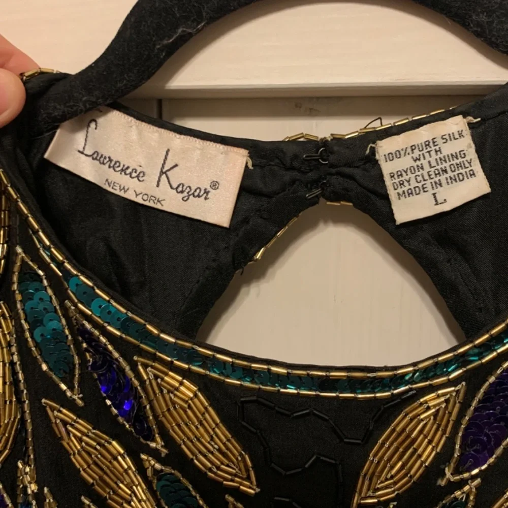 Vintage beaded 1980’s dress - Picture 4 of 7